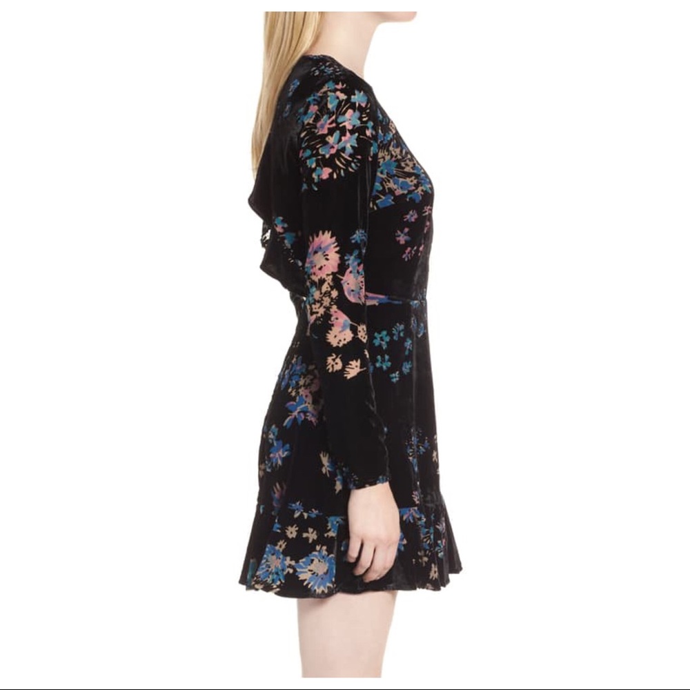 NEW REBECCA MINKOFF VELVET MINI DRESS - Picture 5 of 9
